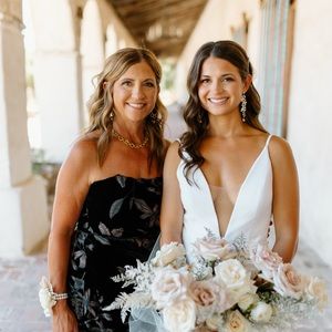 Theia Couture JANETTE STRAPLESS COLUMN GOWN